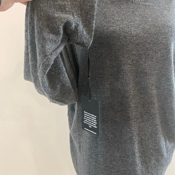 NWT Michael Lauren Long Sleeve Turtleneck Grey Sweater Sz Small - Picture 4 of 10
